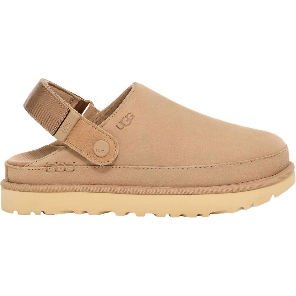 UGG Women's Tan Suede Slingback Clog Mules